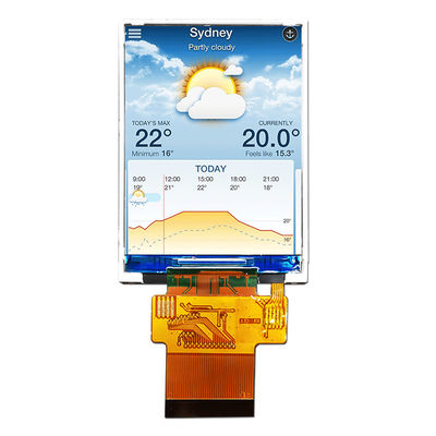 Vertical MCU TFT LCD Display 2.4 Inch Multi Function With CTP TFT-H024A1QVISTKN40