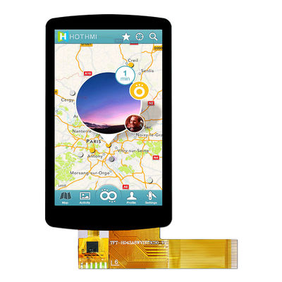 4.3 Inch IPS TFT Capacitive Screen , 480x800 TFT Color Display