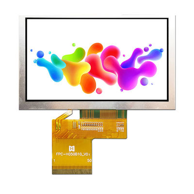 Practical 5 Inch RGB TFT Display , IC ST7262 Sunlight Readable Display TFT-H050B10SVISTKN50