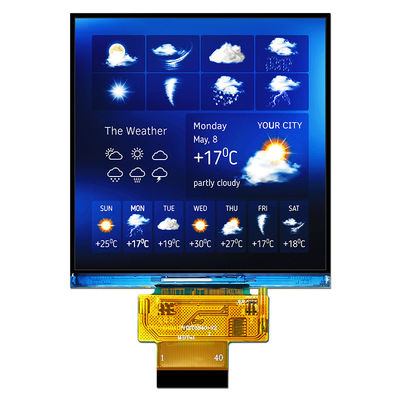 4 Inch 480x480 Dots Square TFT LCD Display Sunlight Readable SPI RGB ST7701S