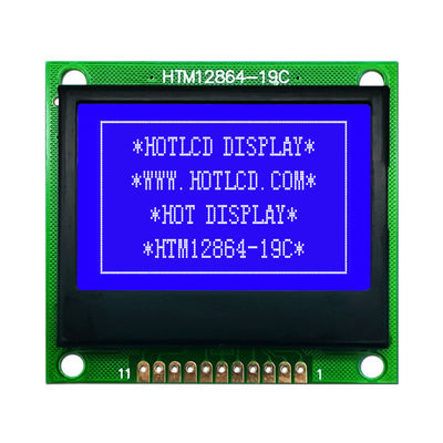 128X64 FSTN Graphic LCD Module With White Backlight HTM12864-19C