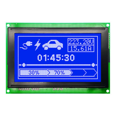 128X64 Graphic LCD Module STN Gray Display With White Side Backlight