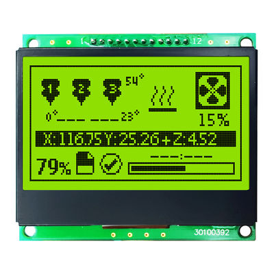 128X64 Graphic LCD Module | FSTN + Display with White Side Backlight/HTM12864-85