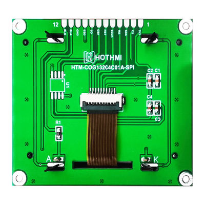 132X64 COG Graphic LCD Module With 6H Oclock Wide Viewing Angle