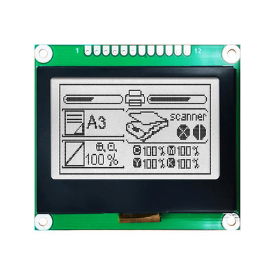 128X64 SPI ST7567 FSTN Graphic LCD Module Wide Temperature For Instrumentation
