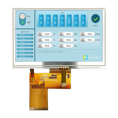 4.3&quot; Inch Resistive Touch Panel Tft Lcd 480x272 Ips Lcd Monitors Tft Lcd Display Manufacturer