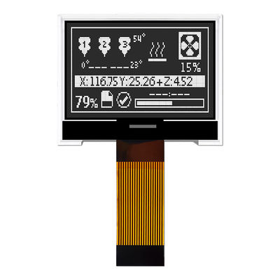 128x64 COG LCD Graphics Display Module Black And White Screen ST7567 WITH White Light