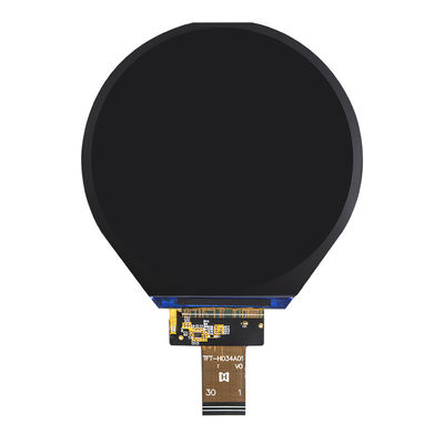 3.4 Inch IPS 800x800 Round Screen TFT Display Panel MIPI For Industrial Control