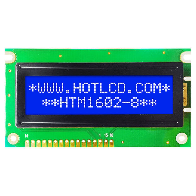 2X16 LCM Character LCD Module With Green Backlight HTM1602-8