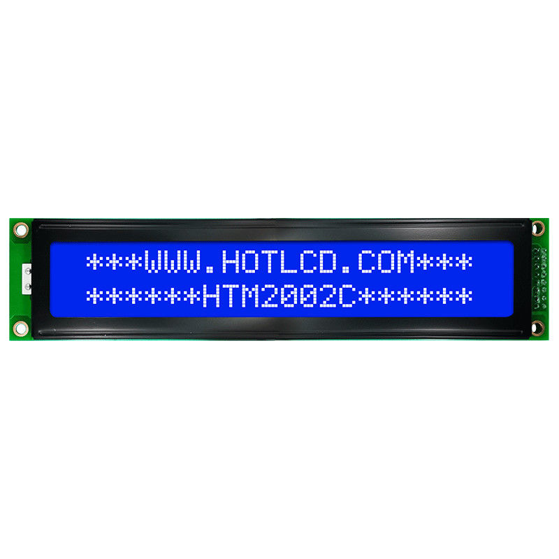 Practical 20x2 LCD Character Module , Yellow Green STN LCD Module HTM2002C