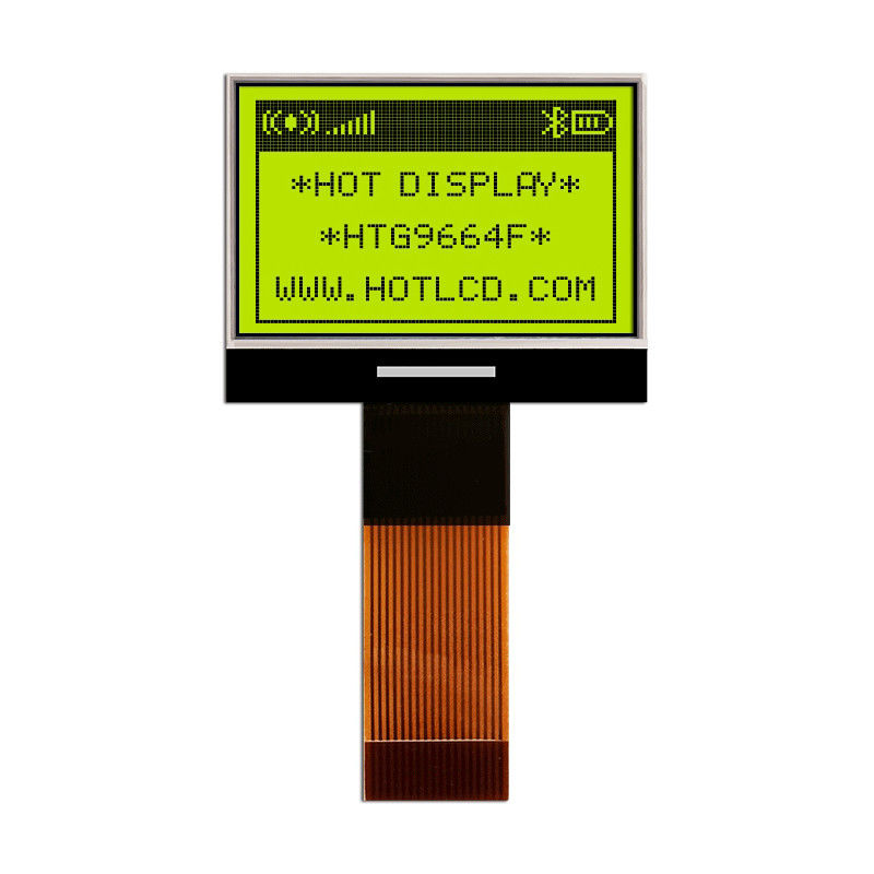 96X64 Graphic COG LCD ST7549 | FSTN + Display With WHITE Backlight/HTG9664F
