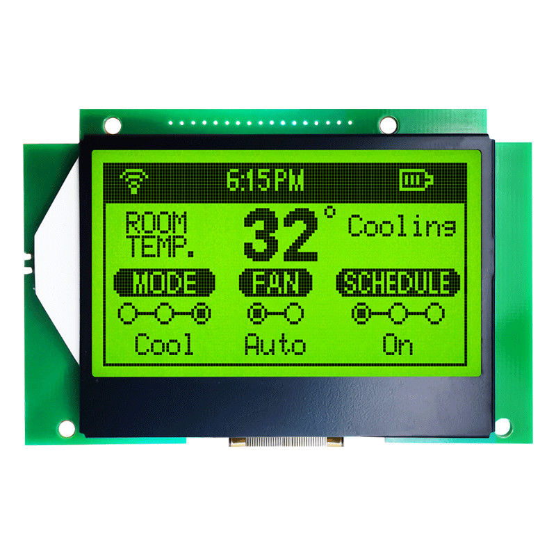 128X64 SPI Graphic LCD Display , ST7565R Yellow LCD Graphic 128x64 HTM12864-8B