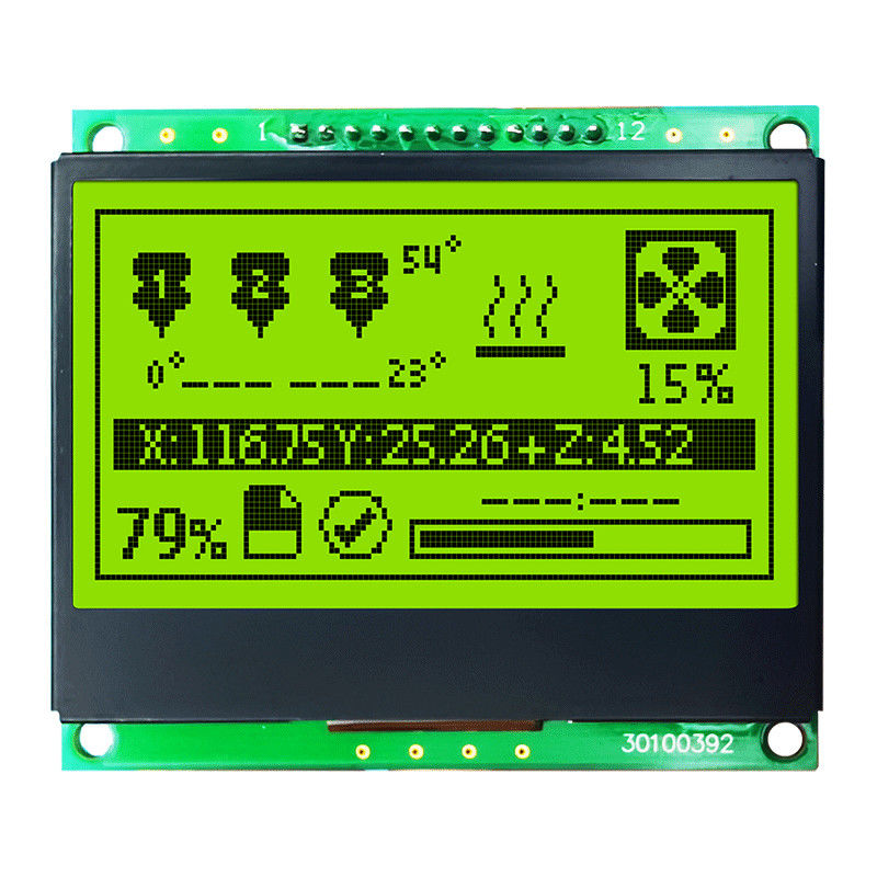 128X64 SPI FSTN Graphic LCD Display With White Side Backlight