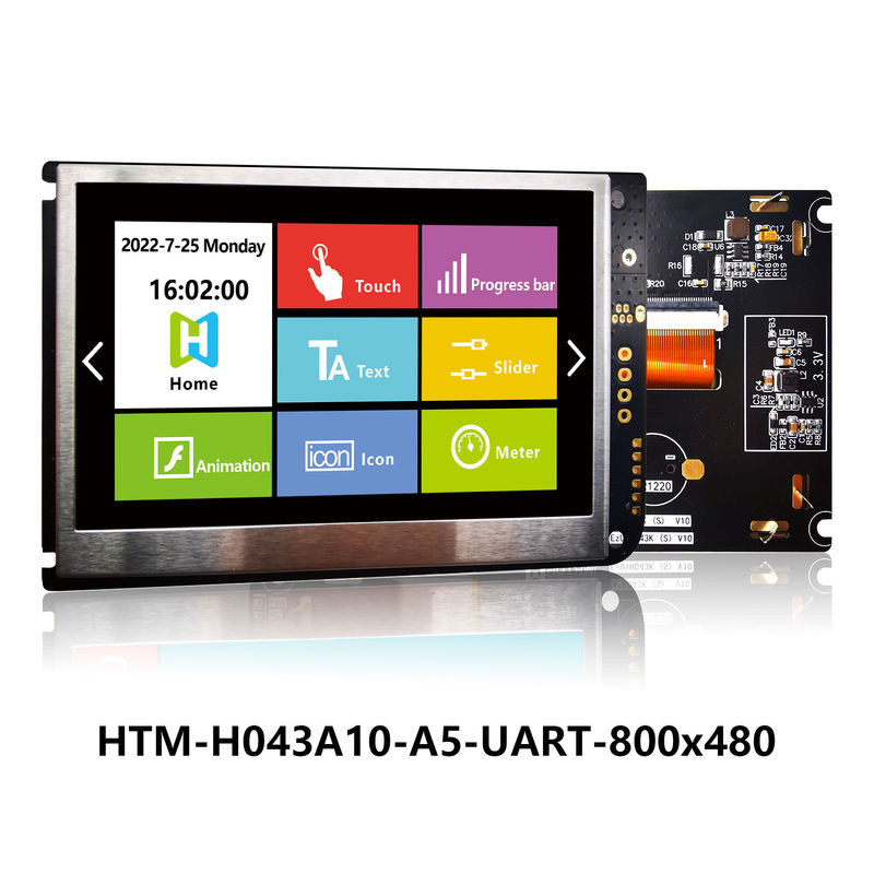 4.3 Inch UART TFT MODULE TFT LCD 480x272 Display PANEL WITH LCD CONTROLLER BOARD
