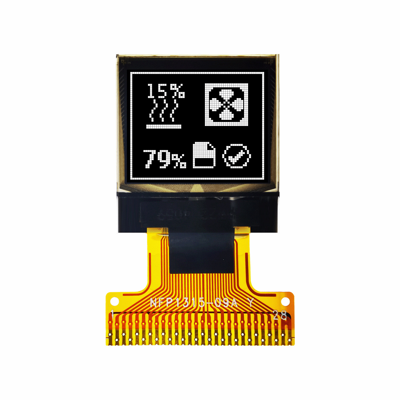0.66 inch Mini OLED Display 64x48 MONO DISPLAY