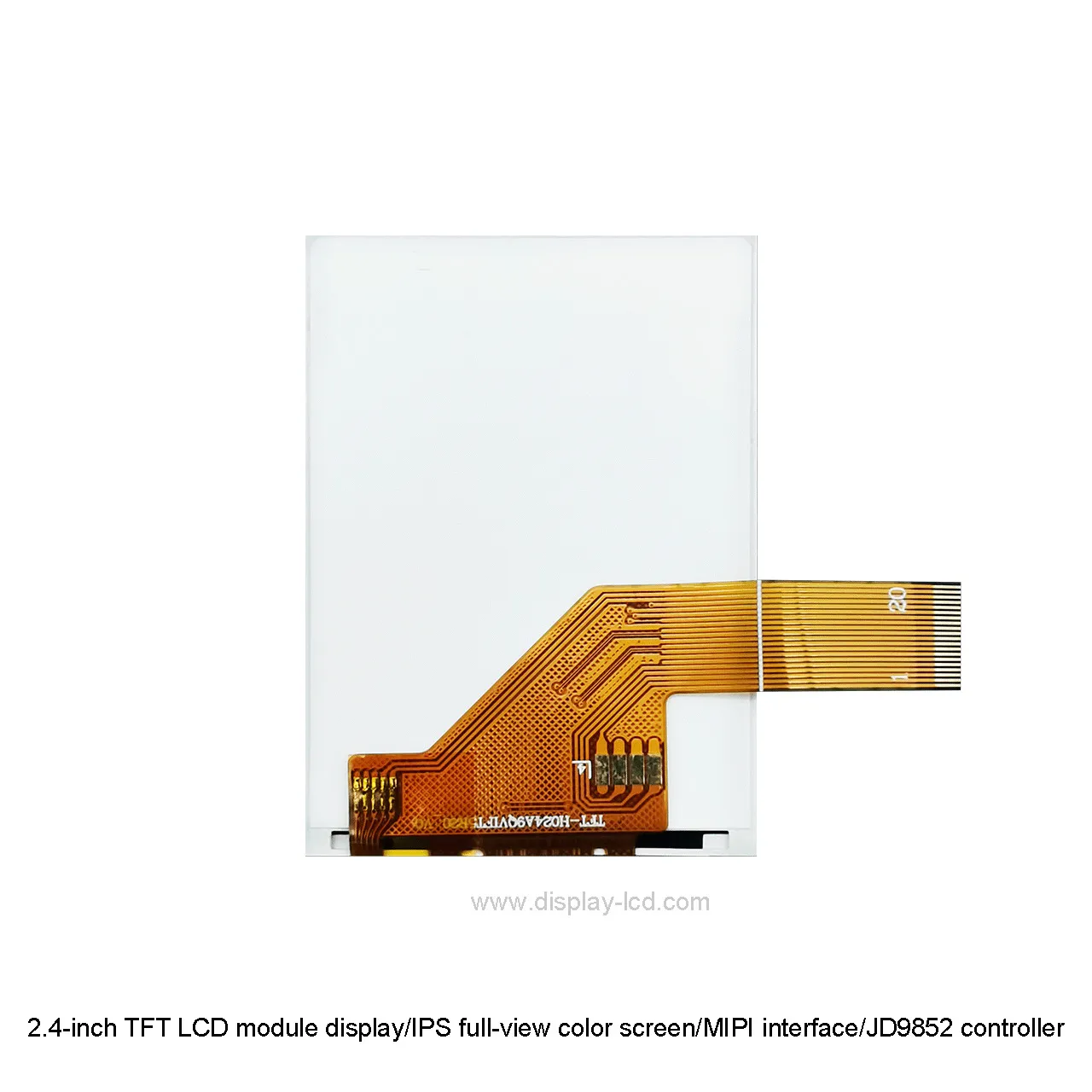 2.4 inch IPS TFT LCD Module | MIPI DSI Interface JD9852 - Image 3