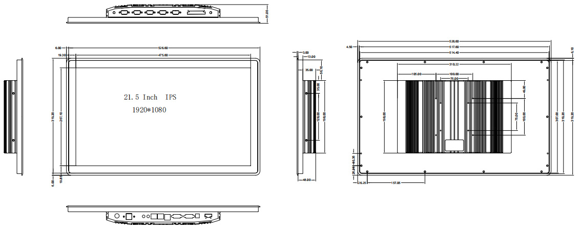industrial touch monitor industrial touch monitor