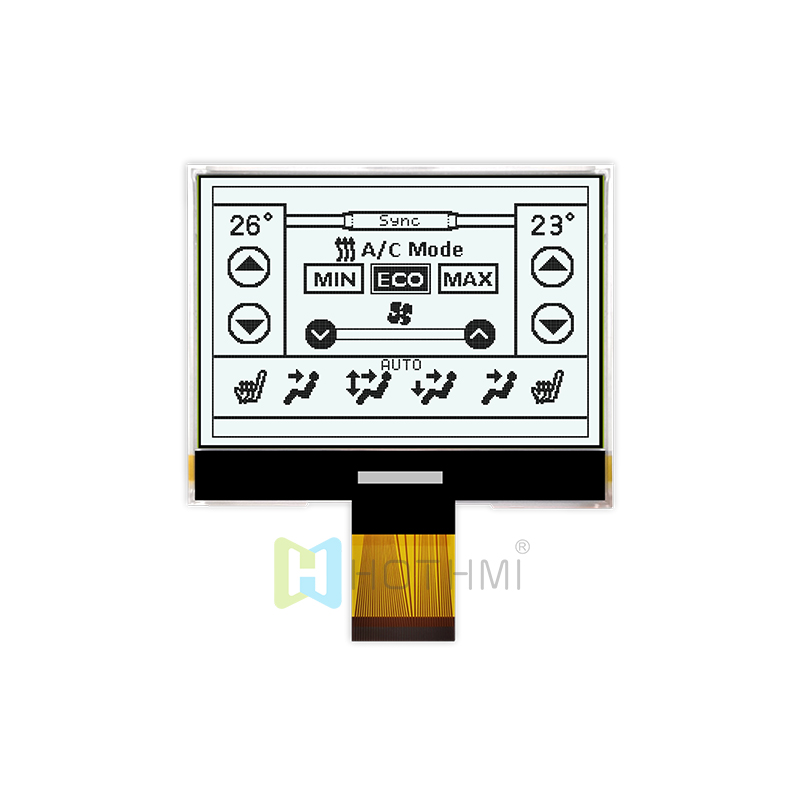 240x160 COG LCD display FSTN-Positive COG LCD display With White Backlight