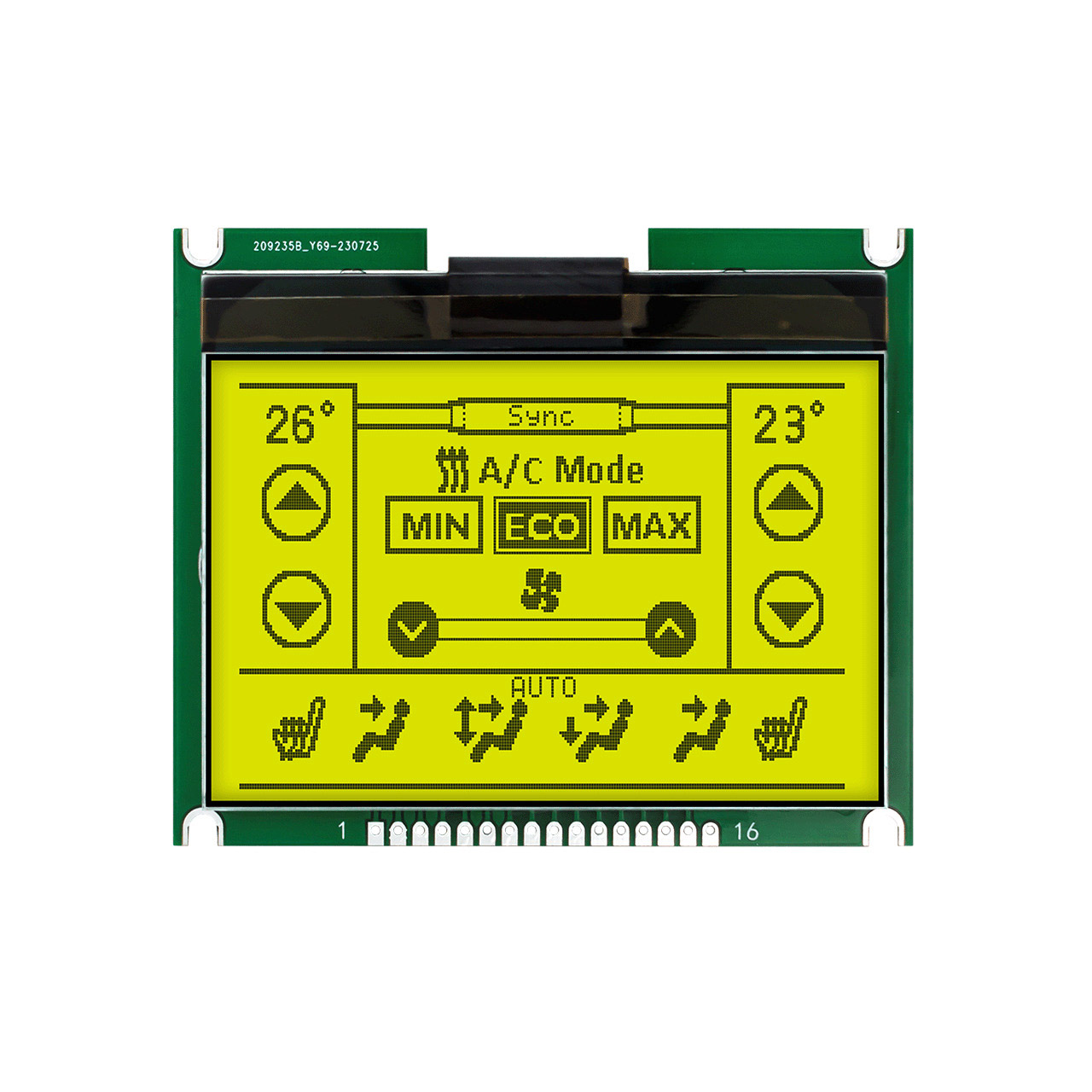 240x160 LCD 3.6 inch ST7529 Graphic Module