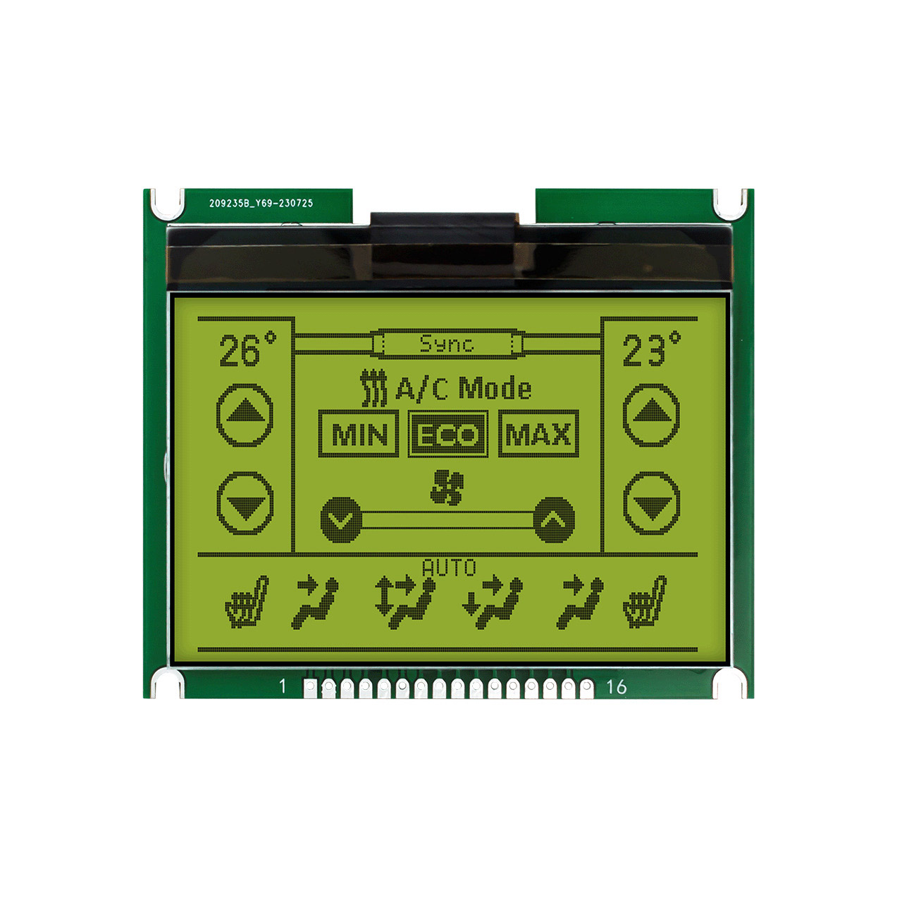 240x160 LCD 3.6 inch ST7529 Graphic Module - Image 2