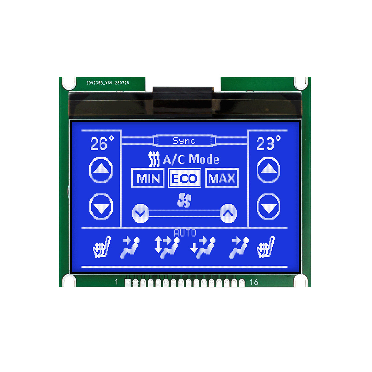 240x160 LCD 3.6 inch ST7529 Graphic Module - Image 3