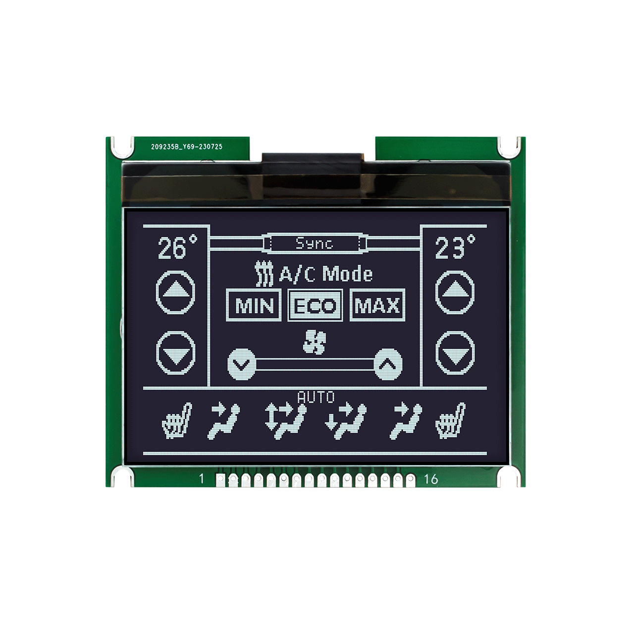 240x160 LCD 3.6 inch ST7529 Graphic Module - Image 4