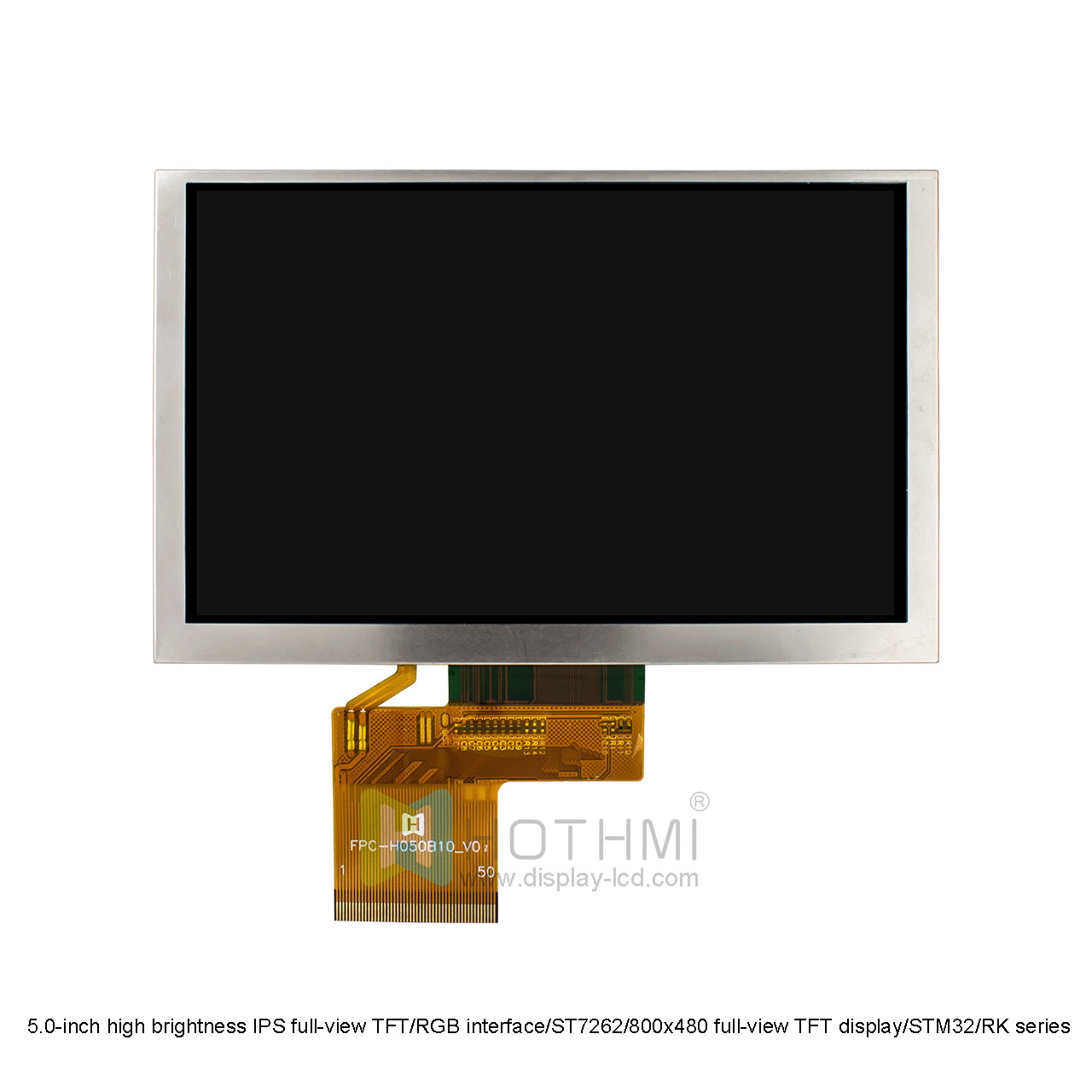 5 inch High Brightness TFT LCD ST7262 with RGB - Image 3