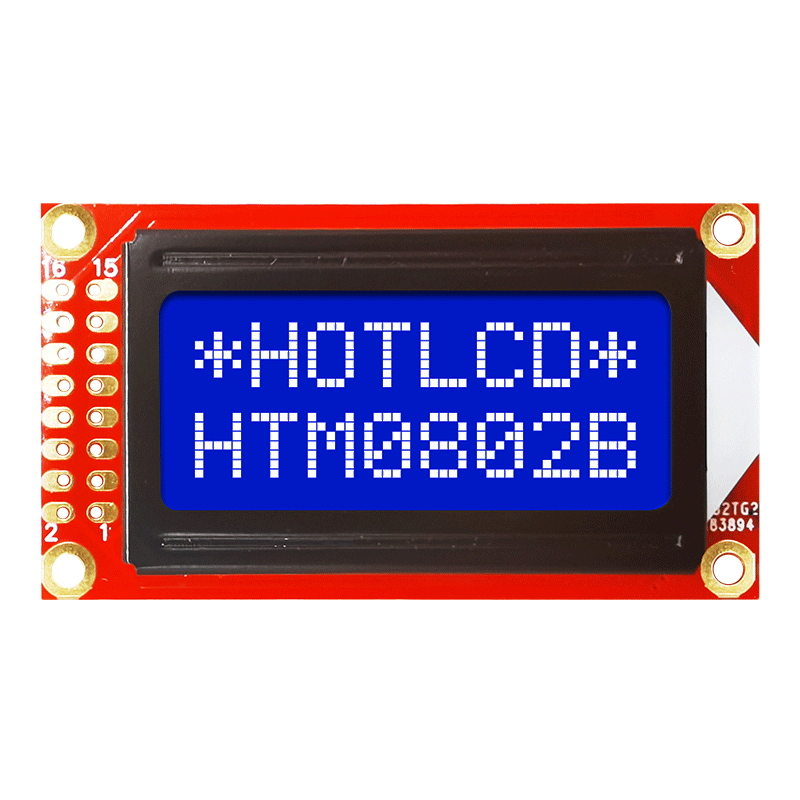 8x2 Character LCD Modules-STN- Blue Display with White Side Backlight - Image 2
