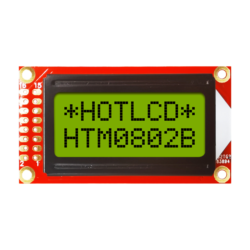 8x2 Character LCD Modules-STN + Yellow/Green Display - Image 2