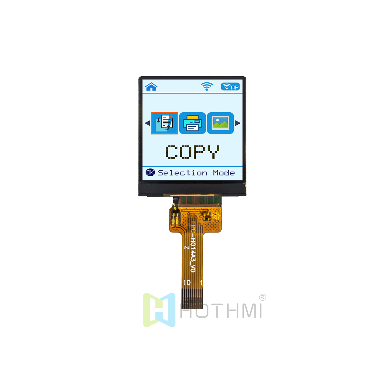1.4 Inch Square IPS TFT LCD Display Module with ST7789 for Smartwatch