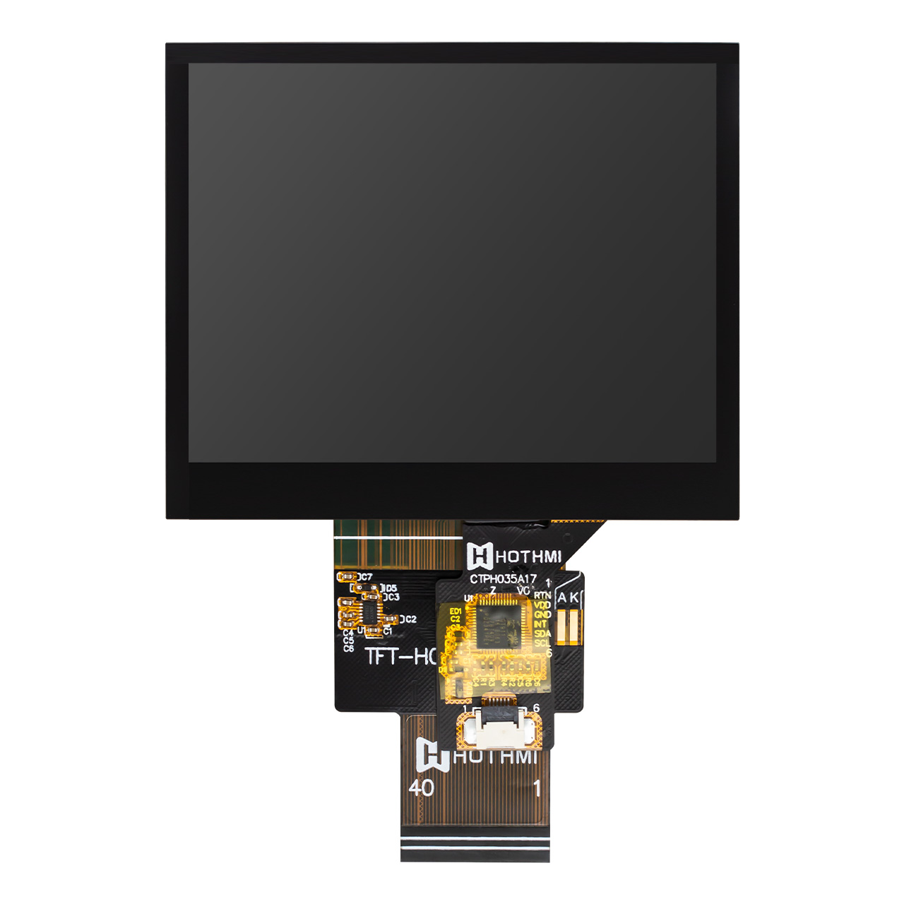 3.5" IPS TFT LCD Module 640x480 RGB ST7703 Capacitive Touch Panel - Image 3
