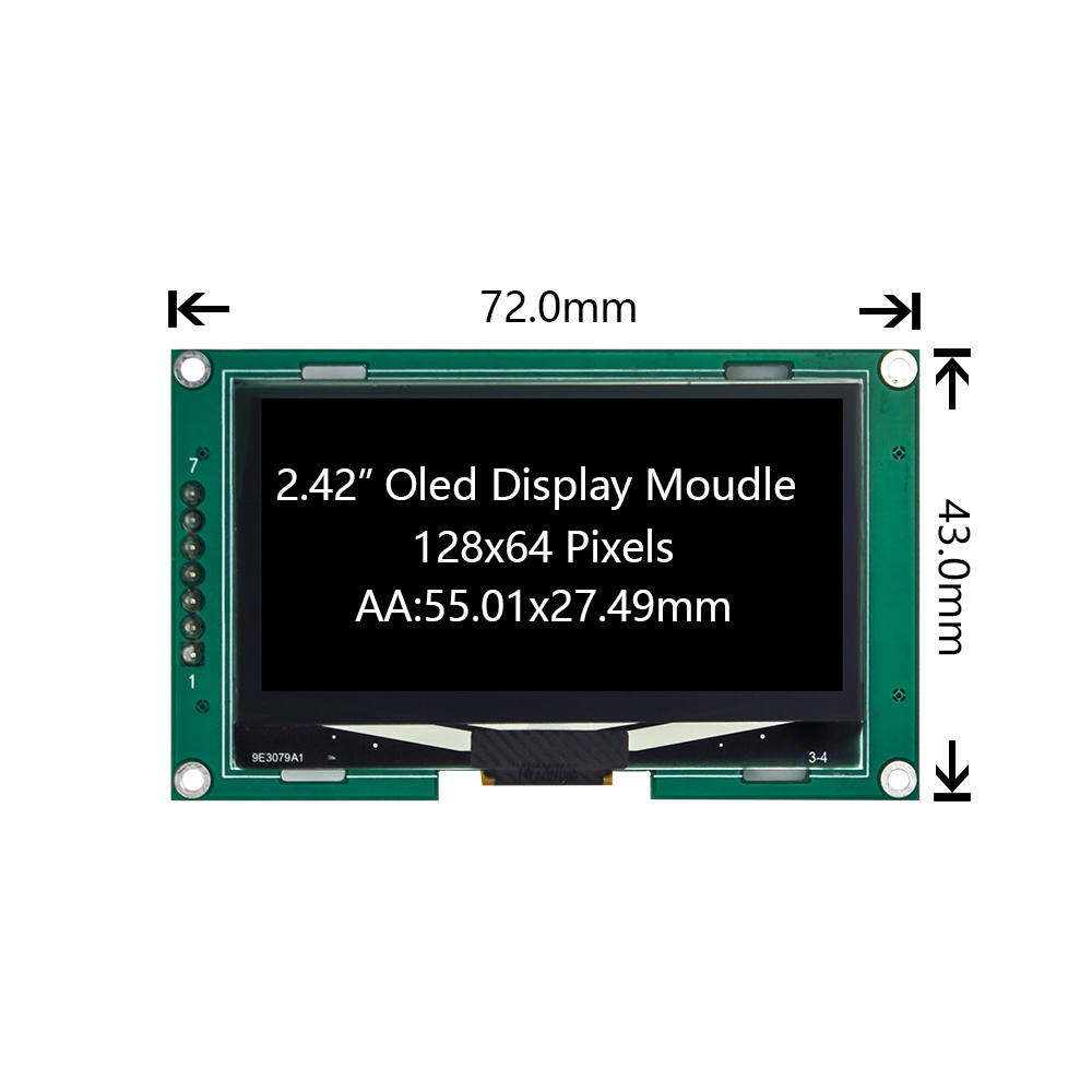 128x64 OLED 2.42 inch SSD1309 module - Image 2