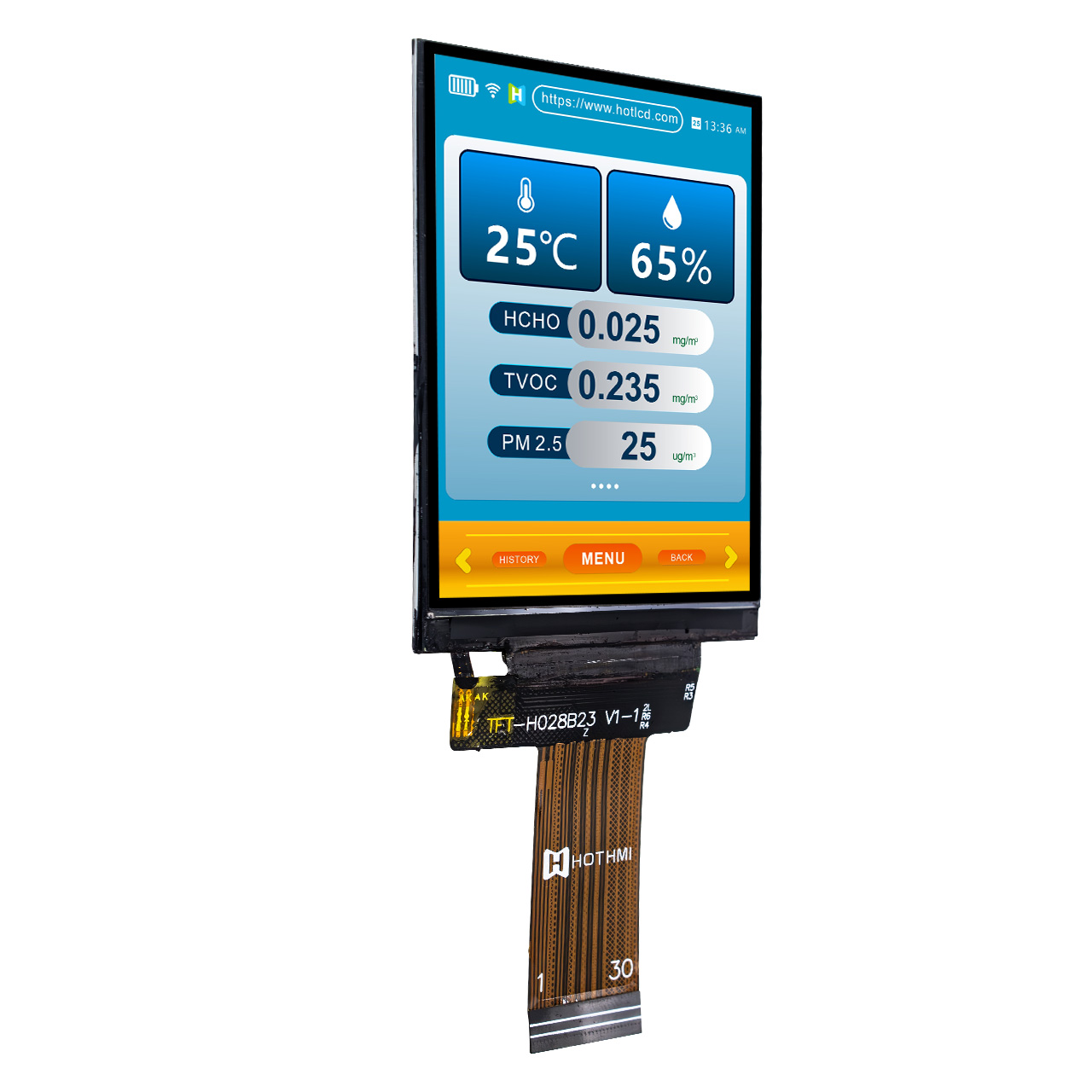 2.8 inch screen TN TFT LCD With MCU - Image 3