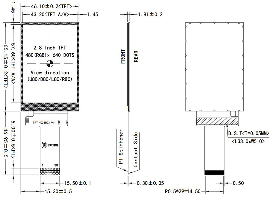 2.8 display 2.8 display