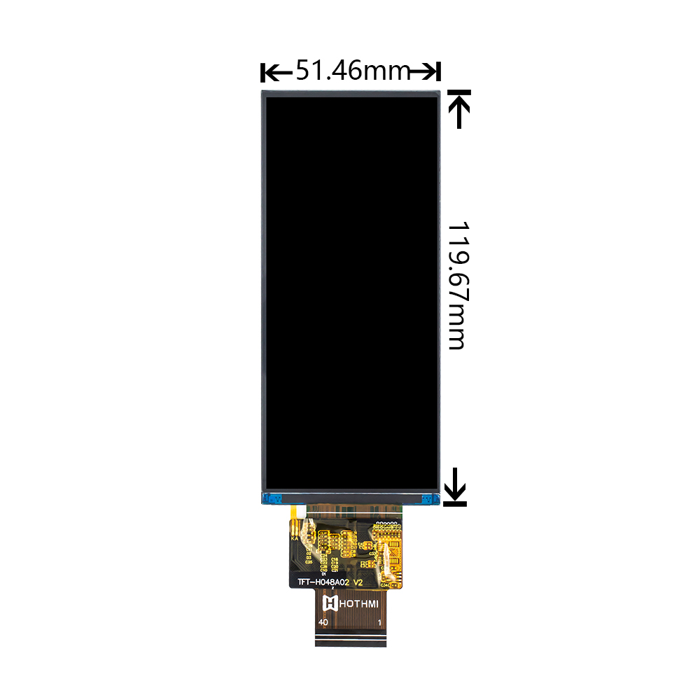 4.8 Inch Bar Type LCD Display 480x1120 - Image 2