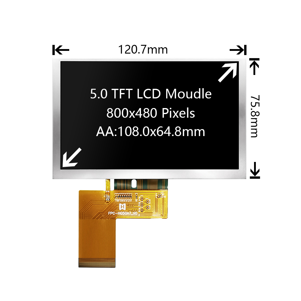 5 inch display screen With ST7262 LVDS - Image 4
