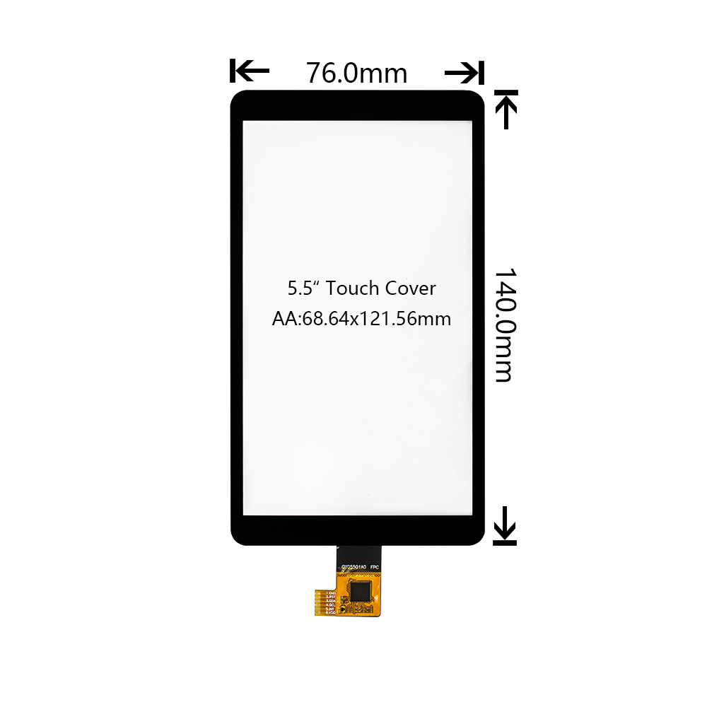 5.5" display cover glass with GT911 - Image 2
