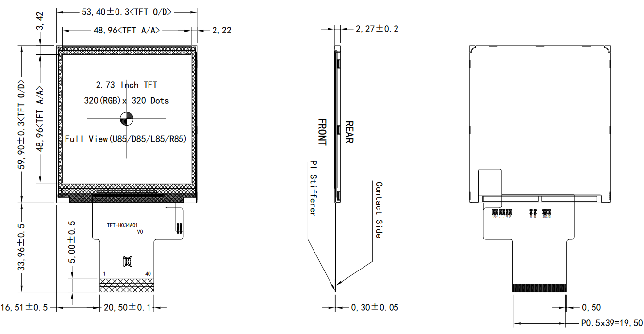 Square LCD Display Square LCD Display