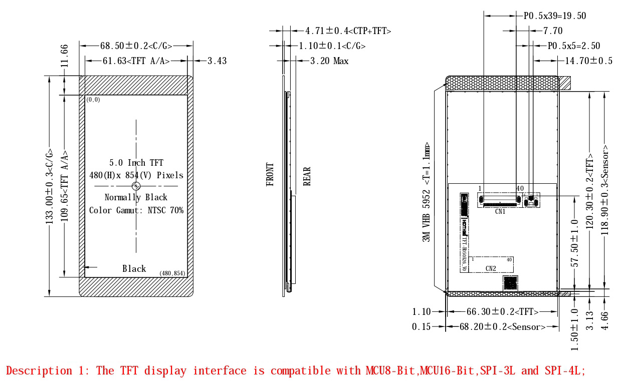 5 inch display 5 inch display