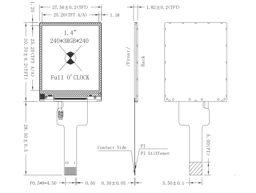 square lcd display square lcd display