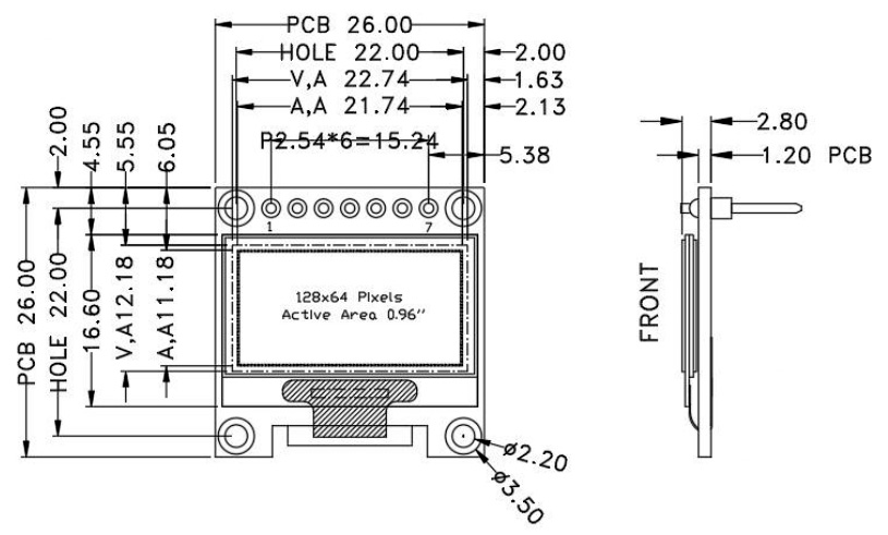 0.96 inch oled arduino