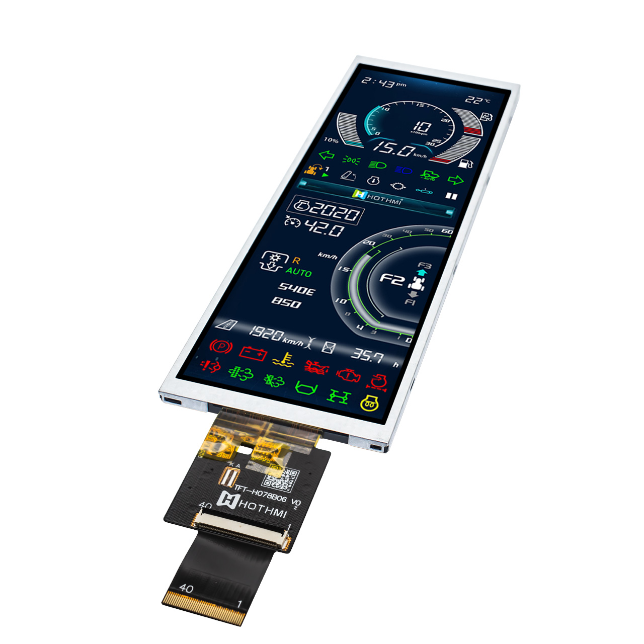 7.8-inch Optical Bonding Display MIPI DSI Interface - Image 5