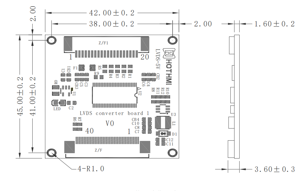 lcd display board
