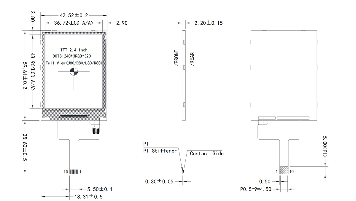 Ultra Wide Temperature TFT