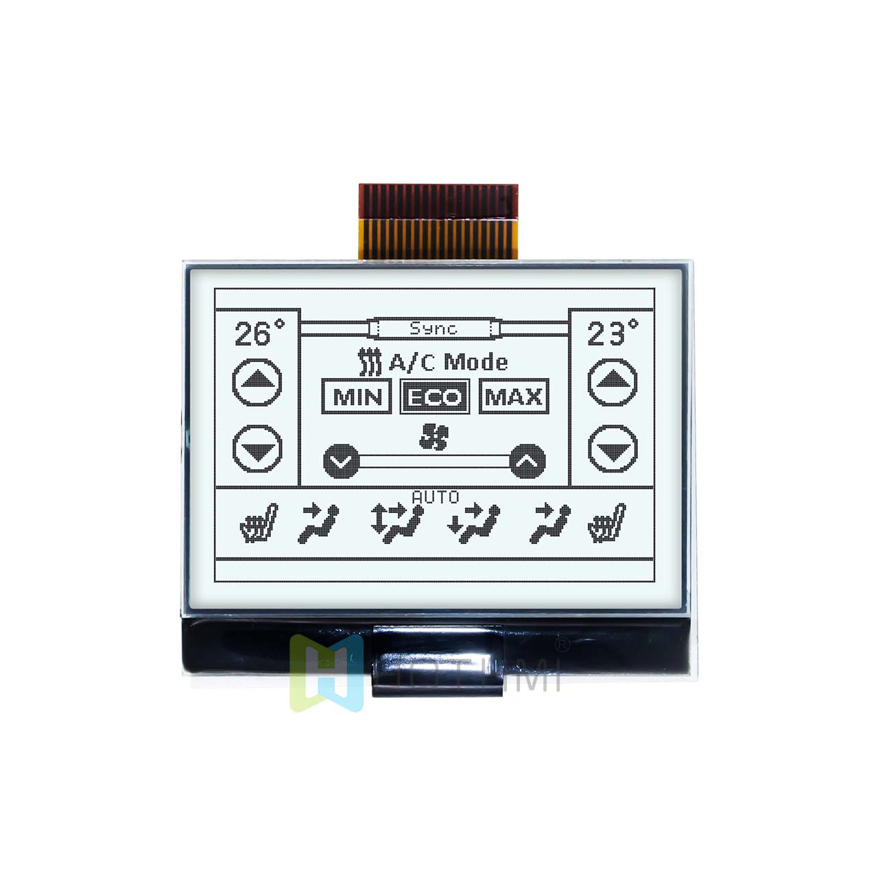 Display COG 2.6 inch 240X160 Graphic LCD Screen