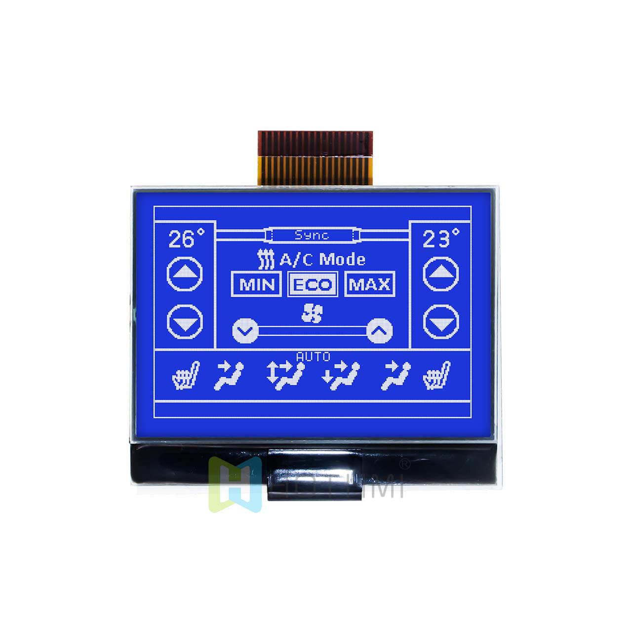 Display COG 2.6 inch 240X160 Graphic LCD Screen - Image 2