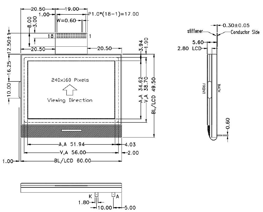 Display COG 2.6 inch Display COG 2.6 inch