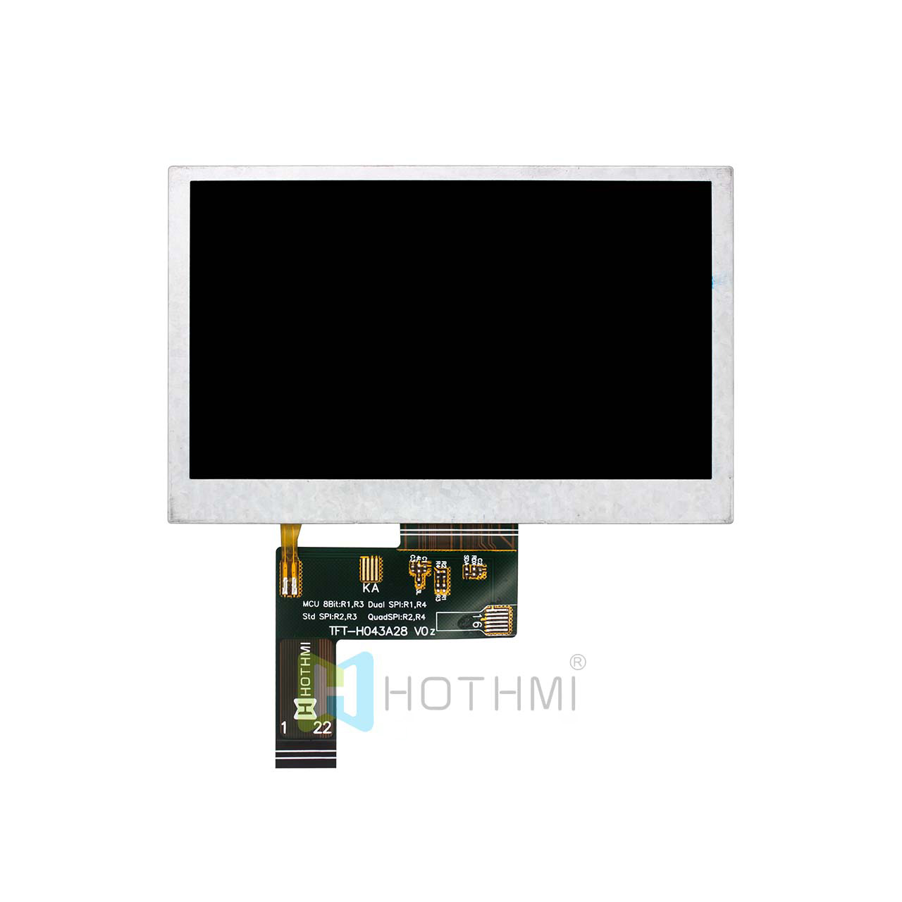 Quad SPI 4.3 inch TFT Display with NV3041 - Image 2