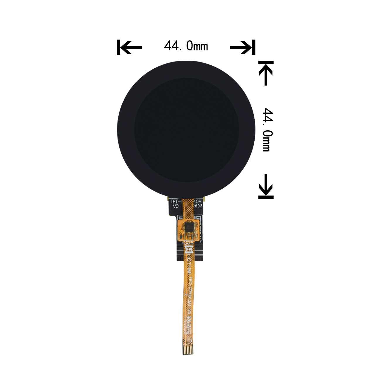 1.3 inch Wide Temperature Round TFT Display IPS ST77916 - Image 2