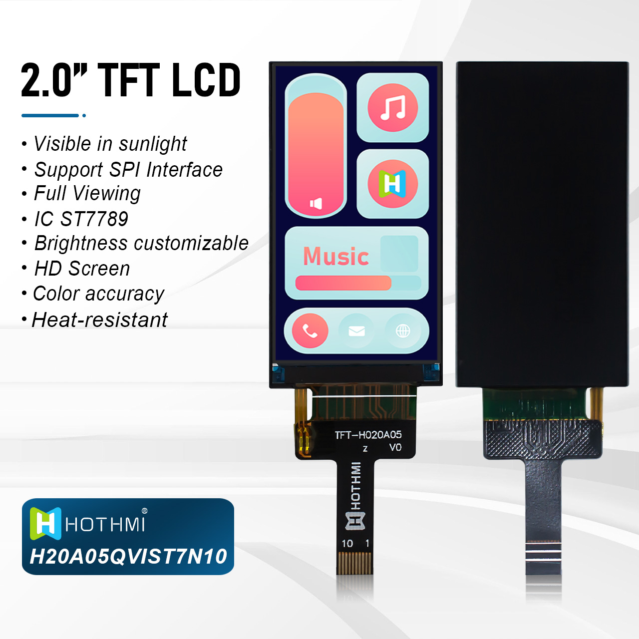 2" Transmissive LCD Display IPS with ST7789 - Image 6
